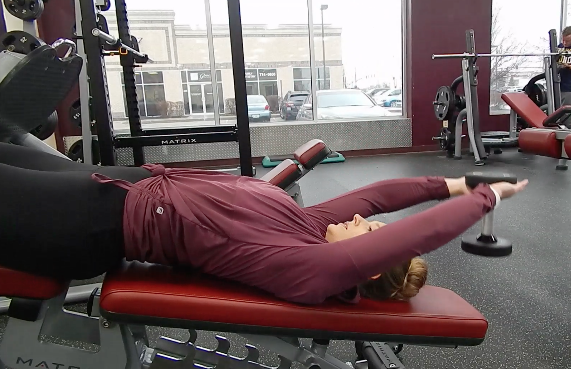 Decline barbell pullover deals
